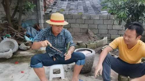 草帽小子和老表制作兒時的玩具,一起回味童年,8090后應該都玩過