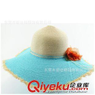 草帽 夏季新款拉菲草編帽 百搭大檐帽拼色沙灘帽 毛邊高檔女士草帽外貿圖片|草帽 夏季新款拉菲草編帽 百搭大檐帽拼色沙灘帽 毛邊高檔女士草帽外貿產品圖片由東莞市新詮釋服飾公司生產提供-