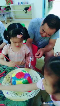 佳樂幼兒園美術特色親子活動 制作草帽